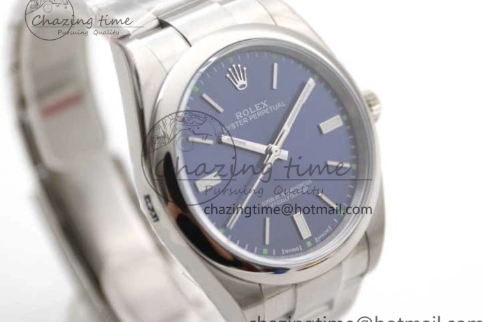 MiroTime 0105 Oyster Perpetual 39mm 114300 EWF 1:1 Best Edition 904L Steel Blue Dial on SS Bracelet SA WaterResistant 2005